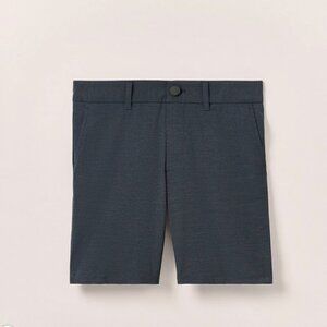 Johnnie-O Mulligan Jr. Performance Shorts Boy's Size 4  High Tide Dark Blue Gray